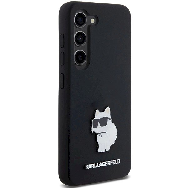 Originalus Karl Lagerfeld Dėklas Silicone Choupette Metal PinSamsung Galaxy S23 - Juodas 3 Originalus Karl Lagerfeld Dėklas Silicone Choupette Metal PinSamsung Galaxy S23 - Juodas 3