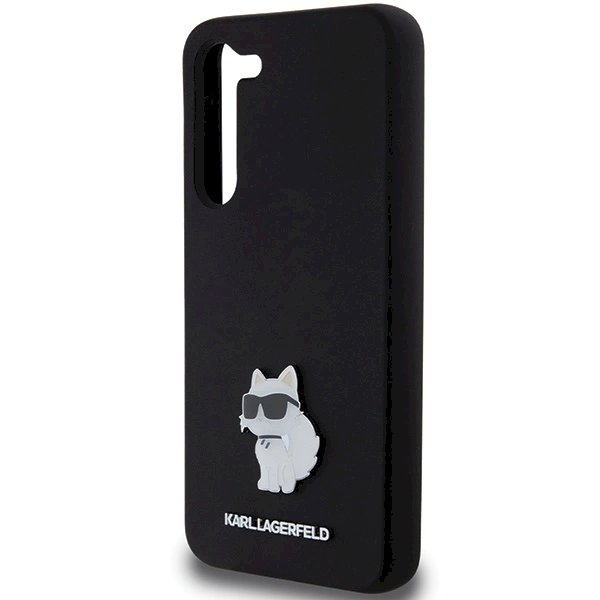 Originalus Karl Lagerfeld Dėklas Silicone Choupette Metal PinSamsung Galaxy S23+ - Juodas 5 Originalus Karl Lagerfeld Dėklas Silicone Choupette Metal PinSamsung Galaxy S23+ - Juodas 5