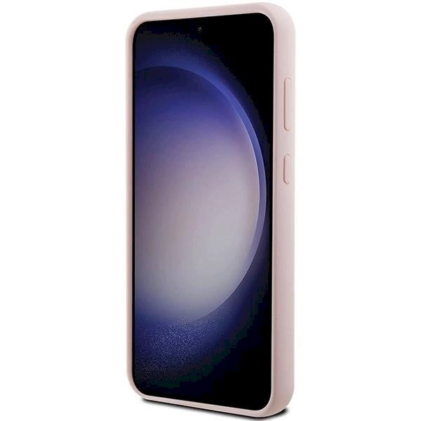 Dėklas Karl Lagerfeld Silicone Choupette Metal Pin case for Samsung Galaxy S23 FE - Rožinis 4 Dėklas Karl Lagerfeld Silicone Choupette Metal Pin case for Samsung Galaxy S23 FE - Rožinis 4