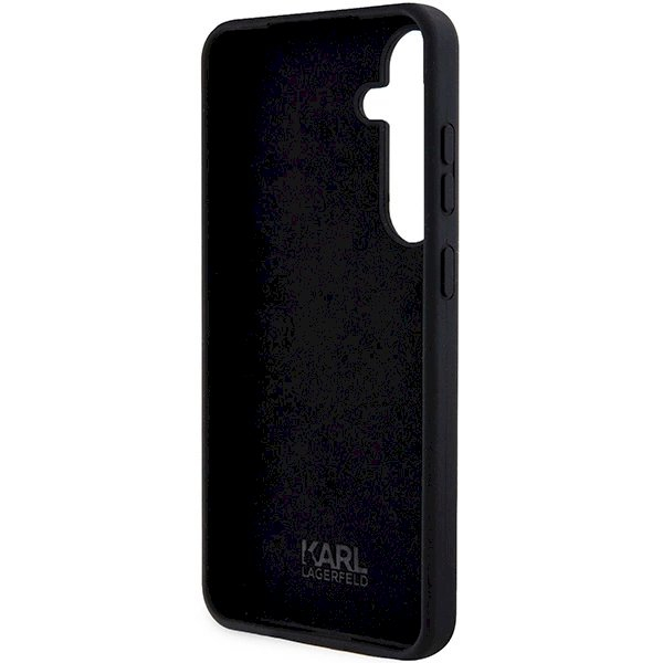 Originalus Karl Lagerfeld Dėklas Silicone IkonikSamsung Galaxy S24 - Juodas 6 Originalus Karl Lagerfeld Dėklas Silicone IkonikSamsung Galaxy S24 - Juodas 6