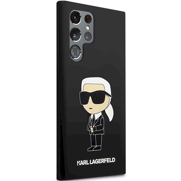 Karl Lagerfeld Silicone Ikonik Dėklas Samsung Galaxy S24 Ultra - Juodas 3 Karl Lagerfeld Silicone Ikonik Dėklas Samsung Galaxy S24 Ultra - Juodas 3
