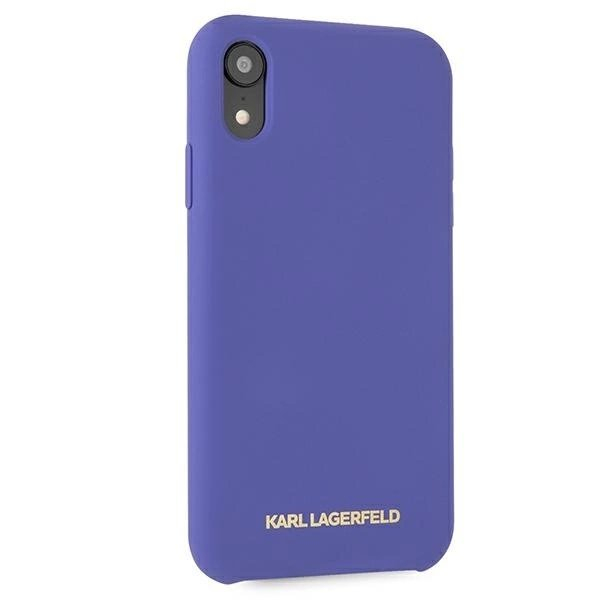 Karl Lagerfeld Silikoninis iPhone Xr Dėklas - Violetinis 4