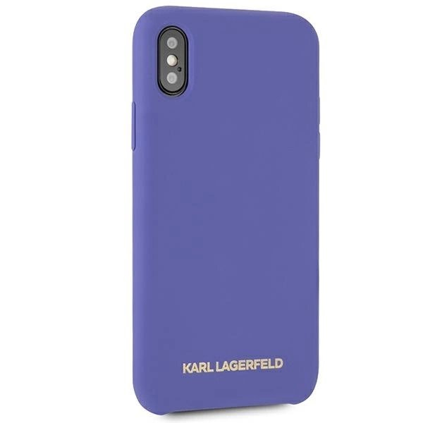 Karl Lagerfeld Silikoninis iPhone X/Xs Dėklas - Violetinis 4