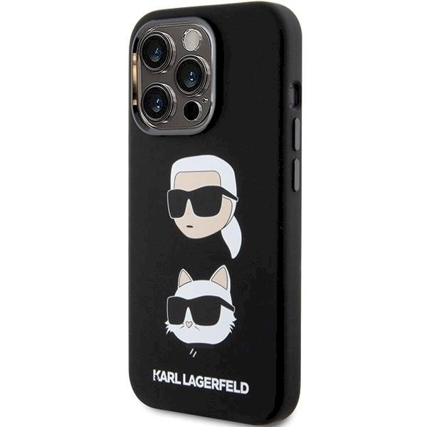 Originalus Karl Lagerfeld Dėklas Silicone KarlChoupette Head dėklas skirtas iPhone 15 Pro - Juodas 1 Originalus Karl Lagerfeld Dėklas Silicone KarlChoupette Head dėklas skirtas iPhone 15 Pro - Juodas 1