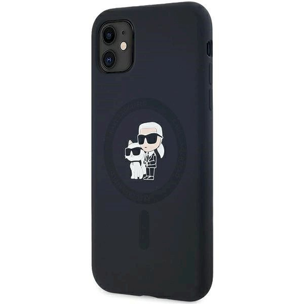 Karl Lagerfeld Silicone Karl Choupette MagSafe dėklas iPhone 11 / Xr - Juodas 1 Karl Lagerfeld Silicone Karl Choupette MagSafe dėklas iPhone 11 / Xr - Juodas 1