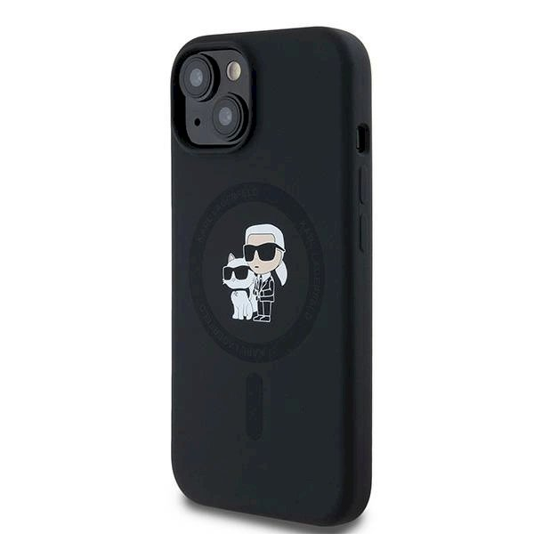 Karl Lagerfeld Silicone Karl Choupette MagSafe dėklas iPhone 15 / 14 / 13 - Juodas 1 Karl Lagerfeld Silicone Karl Choupette MagSafe dėklas iPhone 15 / 14 / 13 - Juodas 1