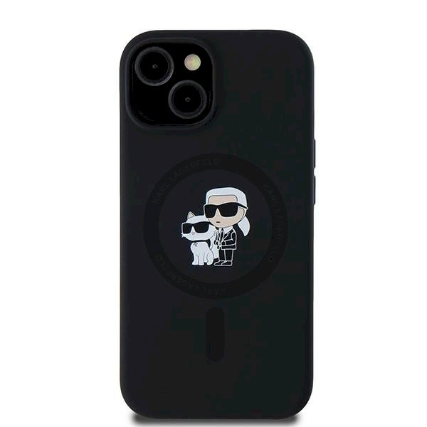Karl Lagerfeld Silicone Karl Choupette MagSafe dėklas iPhone 15 / 14 / 13 - Juodas 2 Karl Lagerfeld Silicone Karl Choupette MagSafe dėklas iPhone 15 / 14 / 13 - Juodas 2