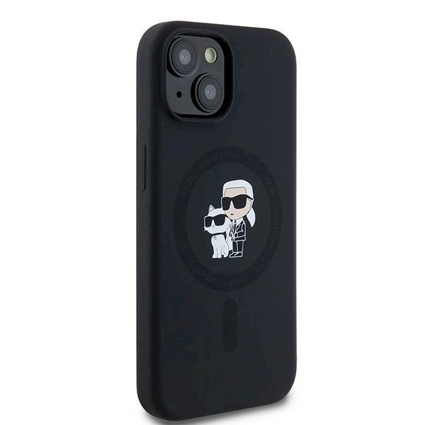 Karl Lagerfeld Silicone Karl Choupette MagSafe dėklas iPhone 15 / 14 / 13 - Juodas 3 Karl Lagerfeld Silicone Karl Choupette MagSafe dėklas iPhone 15 / 14 / 13 - Juodas 3