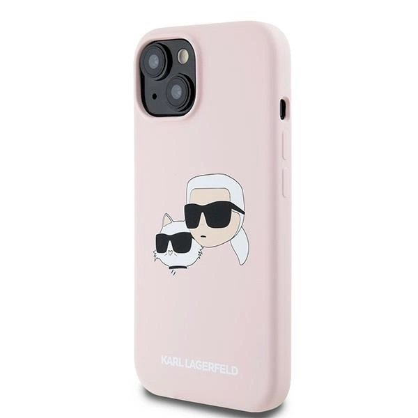 Karl Lagerfeld Silicone Karl Choupette MagSafe dėklas iPhone 15 / 14 / 13 - Rožinis 1 Karl Lagerfeld Silicone Karl Choupette MagSafe dėklas iPhone 15 / 14 / 13 - Rožinis 1