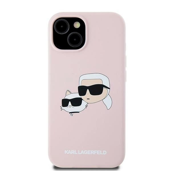 Karl Lagerfeld Silicone Karl Choupette MagSafe dėklas iPhone 15 / 14 / 13 - Rožinis 2 Karl Lagerfeld Silicone Karl Choupette MagSafe dėklas iPhone 15 / 14 / 13 - Rožinis 2