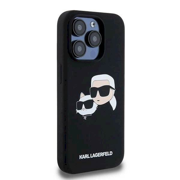 Karl Lagerfeld Silicone Karl Choupette MagSafe dėklas iPhone 15 Pro - Juodas 3 Karl Lagerfeld Silicone Karl Choupette MagSafe dėklas iPhone 15 Pro - Juodas 3
