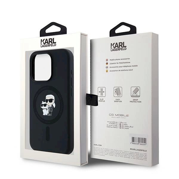 Karl Lagerfeld Silicone Karl Choupette MagSafe dėklas iPhone 15 Pro - Juodas 7 Karl Lagerfeld Silicone Karl Choupette MagSafe dėklas iPhone 15 Pro - Juodas 7