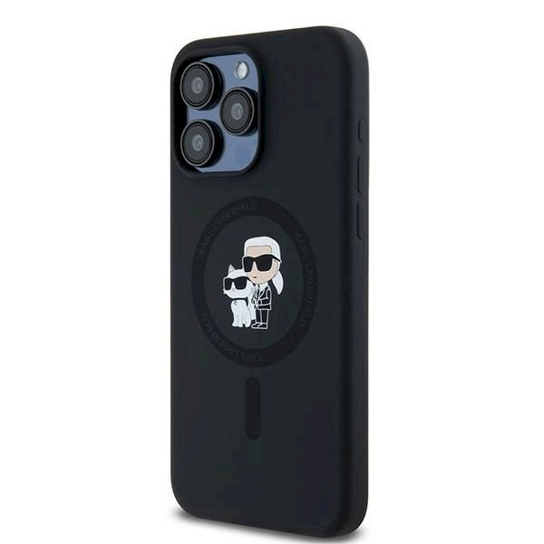 Karl Lagerfeld Silicone Karl Choupette Ring MagSafe dėklas iPhone 15 Pro Max - Juodas 1 Karl Lagerfeld Silicone Karl Choupette Ring MagSafe dėklas iPhone 15 Pro Max - Juodas 1