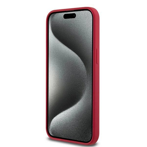 Karl Lagerfeld Silicone Karl Choupette Ring MagSafe dėklas iPhone 15 Pro Max - Raudonas 4 Karl Lagerfeld Silicone Karl Choupette Ring MagSafe dėklas iPhone 15 Pro Max - Raudonas 4