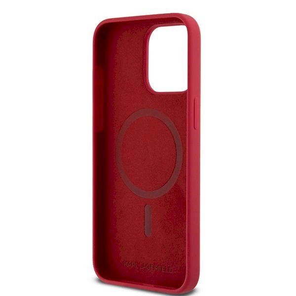 Karl Lagerfeld Silicone Karl Choupette Ring MagSafe dėklas iPhone 15 Pro Max - Raudonas 6 Karl Lagerfeld Silicone Karl Choupette Ring MagSafe dėklas iPhone 15 Pro Max - Raudonas 6