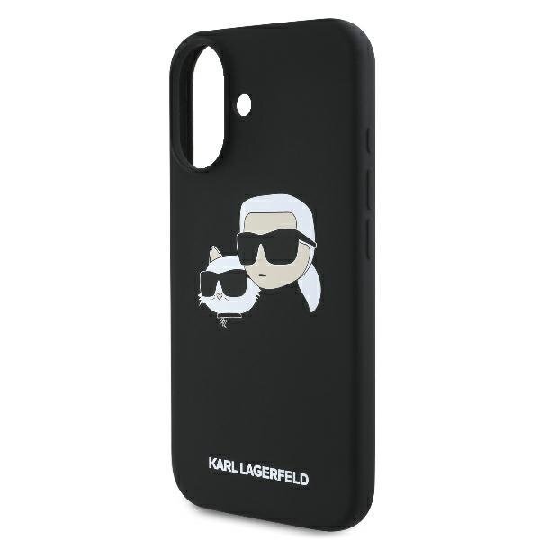 iPhone 16 Karl Lagerfeld Silicone Nauble Heads Print MagSafe dėklas – juodas 5 iPhone 16 Karl Lagerfeld Silicone Nauble Heads Print MagSafe dėklas – juodas 5