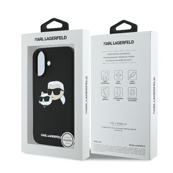 iPhone 16 Karl Lagerfeld Silicone Nauble Heads Print MagSafe dėklas – juodas 7 iPhone 16 Karl Lagerfeld Silicone Nauble Heads Print MagSafe dėklas – juodas 7