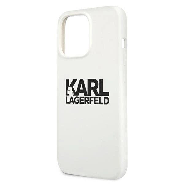 Karl Lagerfeld Silikoninis Stack Logo Dėklas skirtas iPhone 13 Pro / 13 6.1" - Baltas 5 Karl Lagerfeld Silikoninis Stack Logo Dėklas skirtas iPhone 13 Pro / 13 6.1" - Baltas 5