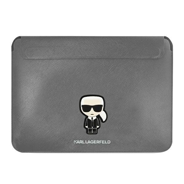 Dėklas Karl Lagerfeld Sleeve KLCS14PISFG 13/14 Pilkas Dėklas Karl Lagerfeld Sleeve KLCS14PISFG 13/14 Pilkas