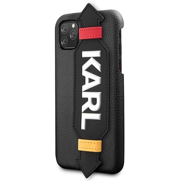 Karl Lagerfeld Strap Dėklas skirtas iPhone 11 Pro 5.8" - Juodas 1 Karl Lagerfeld Strap Dėklas skirtas iPhone 11 Pro 5.8" - Juodas 1