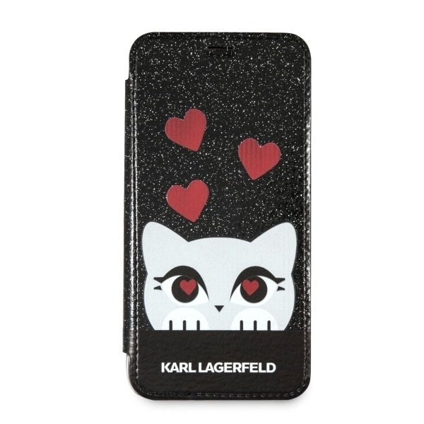 Karl Lagerfeld Valentine iPhone X/Xs Dėklas - Juodas 2