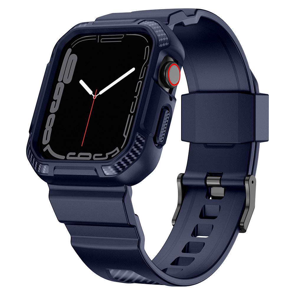 Apyrankė Kingxbar CYF106 2in1 strap for Apple Watch SE, 9, 8, 7, 6, 5, 4, 3, 2, 1 (41, 40, 38 mm) Mėlynas Apyrankė Kingxbar CYF106 2in1 strap for Apple Watch SE, 9, 8, 7, 6, 5, 4, 3, 2, 1 (41, 40, 38 mm) Mėlynas