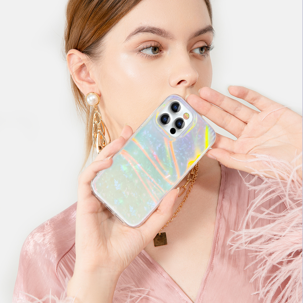 Dėklas Kingxbar Shell Series iPhone 13 Pro Mėtinis 1 Dėklas Kingxbar Shell Series iPhone 13 Pro Mėtinis 1