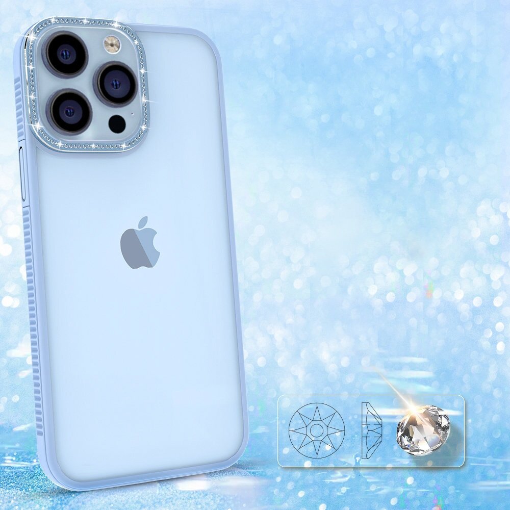 Dėklas Kingxbar Sparkle Series case iPhone 13 Pro Mėlynas 1