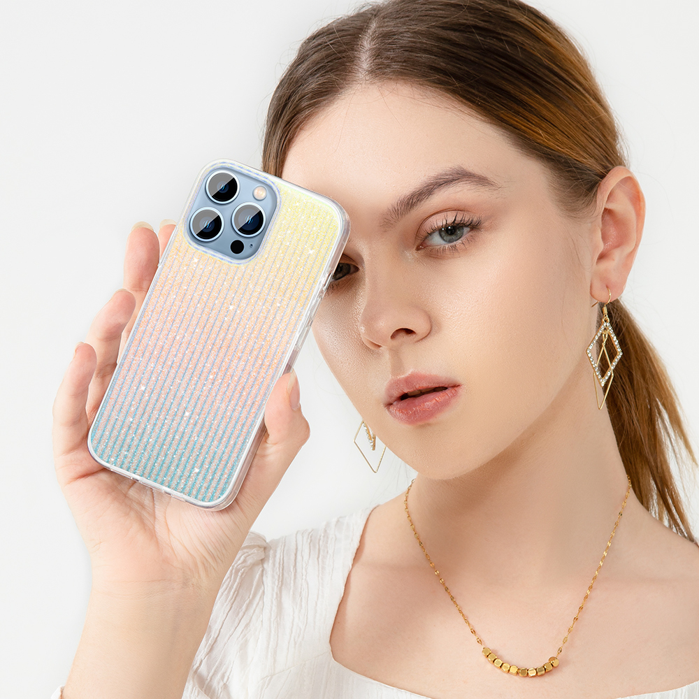 Dėklas Kingxbar Travel Series iPhone 13 Pro Mėlynas-Oranžinis (Clouds) 1 Dėklas Kingxbar Travel Series iPhone 13 Pro Mėlynas-Oranžinis (Clouds) 1