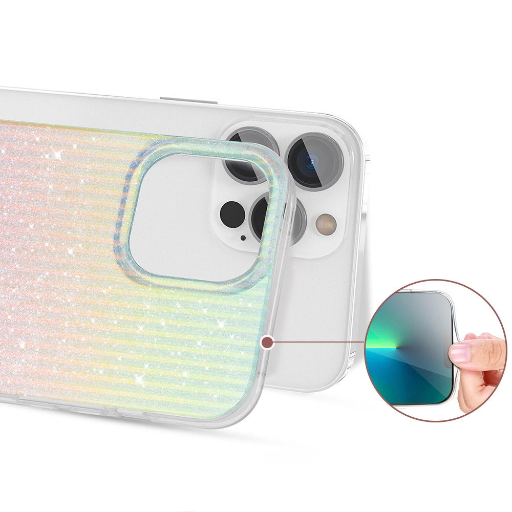 Dėklas Kingxbar Travel Series iPhone 13 Pro Mėlynas-Oranžinis (Clouds) 3 Dėklas Kingxbar Travel Series iPhone 13 Pro Mėlynas-Oranžinis (Clouds) 3