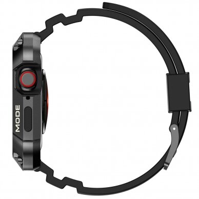 AKCIJA! Apyrankė Kingxbar CYF134 2in1 Apple Watch Ultra, SE, 9, 8, 7, 6, 5, 4, 3, 2, 1 (49, 45, 44, 42 mm) Juoda 4 AKCIJA! Apyrankė Kingxbar CYF134 2in1 Apple Watch Ultra, SE, 9, 8, 7, 6, 5, 4, 3, 2, 1 (49, 45, 44, 42 mm) Juoda 4