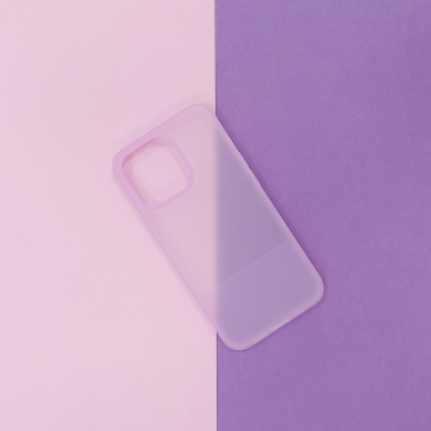 Kingxbar Plain Series dėklas skirtas iPhone 13 Pro silikoninis violetinis 1