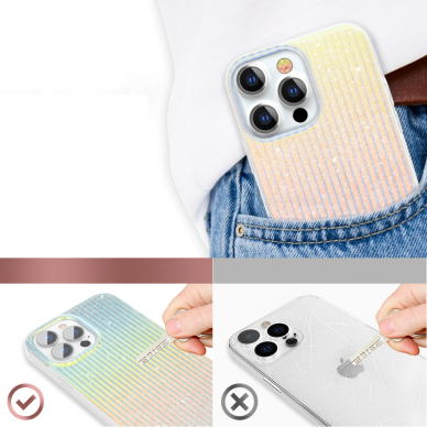 Dėklas Kingxbar Travel Series iPhone 13 Pro Mėlynas-Oranžinis (Clouds) 5 Dėklas Kingxbar Travel Series iPhone 13 Pro Mėlynas-Oranžinis (Clouds) 5