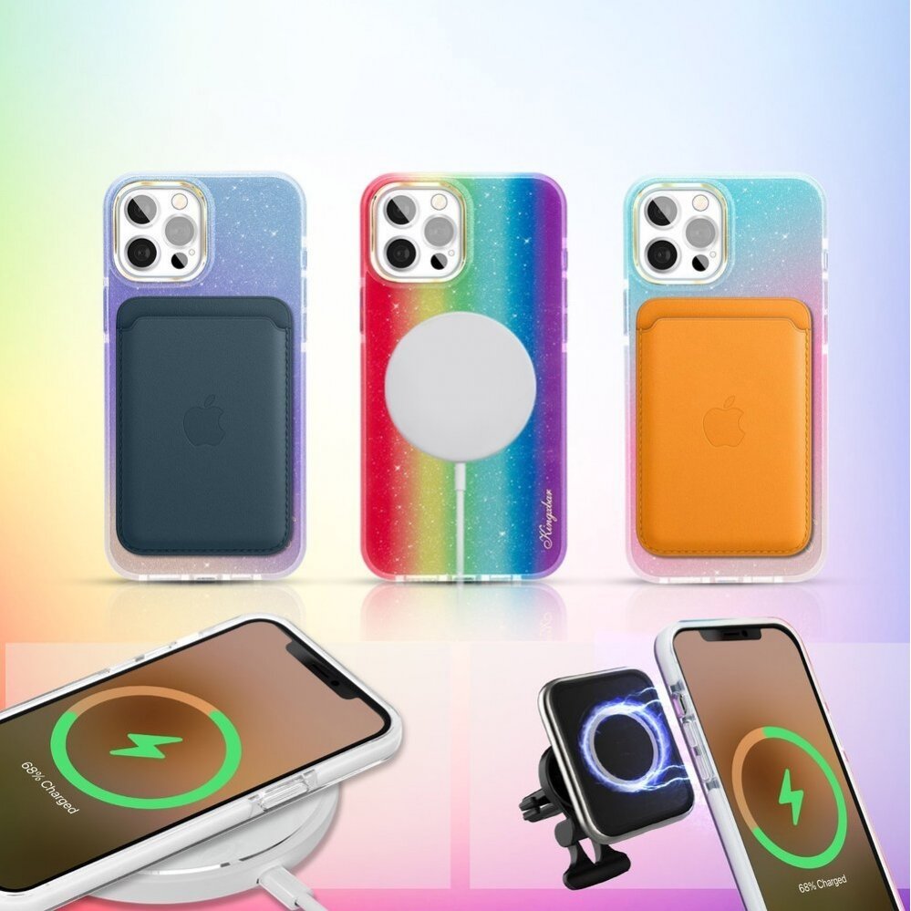 Dėklas Kingxbar Ombre Case iPhone 12 Pro Max multicolour 6
