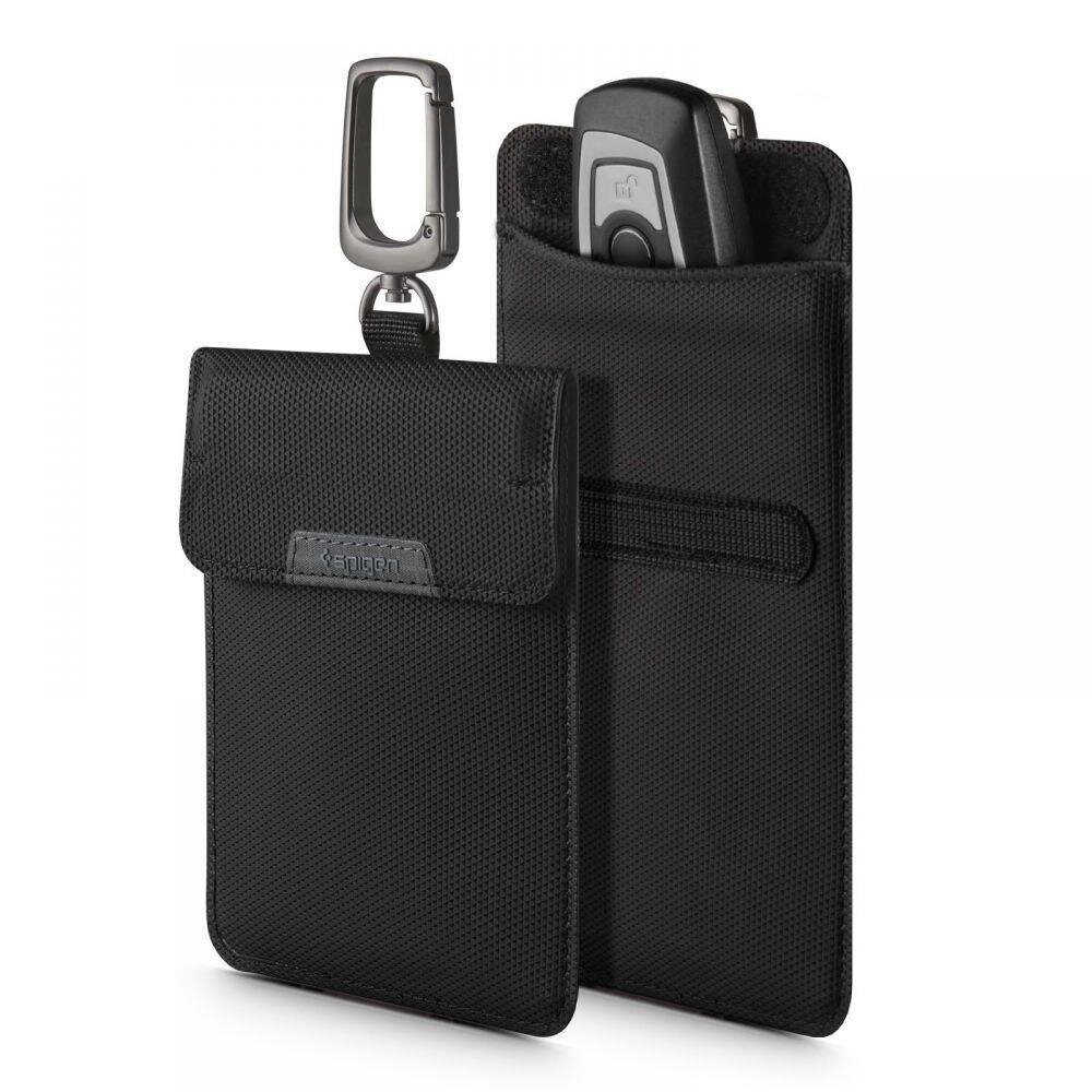 Signalo Blokatorius be rakto KLATKA FARADAYA SPIGEN POUCH KEYLESS RFID SIGNAL BLOCKER Juodas Signalo Blokatorius be rakto KLATKA FARADAYA SPIGEN POUCH KEYLESS RFID SIGNAL BLOCKER Juodas
