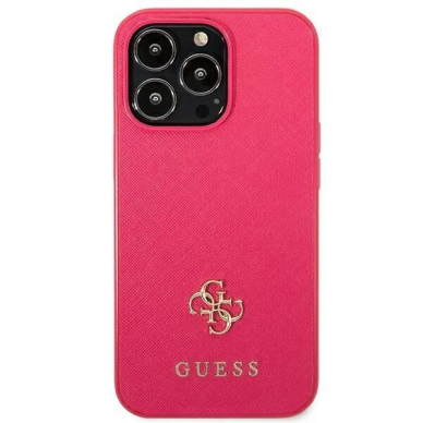 Telefono Dėklas Etui Guess Saffiano 4G Small Metal Logo na iPhone 13 Pro / 13 Rožinis KOW068 1 Telefono Dėklas Etui Guess Saffiano 4G Small Metal Logo na iPhone 13 Pro / 13 Rožinis KOW068 1