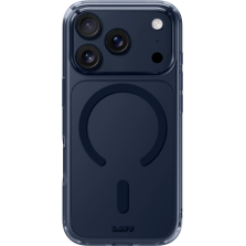 iPhone 17 Pro Laut Crystal Fluro MagSafe dėklas – skaidriai tamsiai mėlynas iPhone 17 Pro Laut Crystal Fluro MagSafe dėklas – skaidriai tamsiai mėlynas