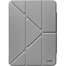 iPad 10.9" (10 gen.) LAUT Huex Folio dėklas su Apple Pencil laikikliu – pilkas