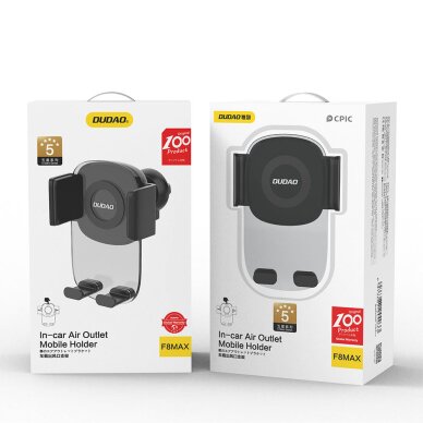 Laikiklis Dudao F8Max Gravity Car Mount (F8Max) 4 Laikiklis Dudao F8Max Gravity Car Mount (F8Max) 4