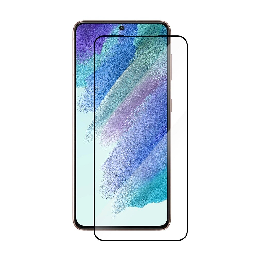 LCD apsauginis stikliukas 5D Full Glue Samsung S21 Ultra lenktas juodas su išpjovimu LCD apsauginis stikliukas 5D Full Glue Samsung S21 Ultra lenktas juodas su išpjovimu