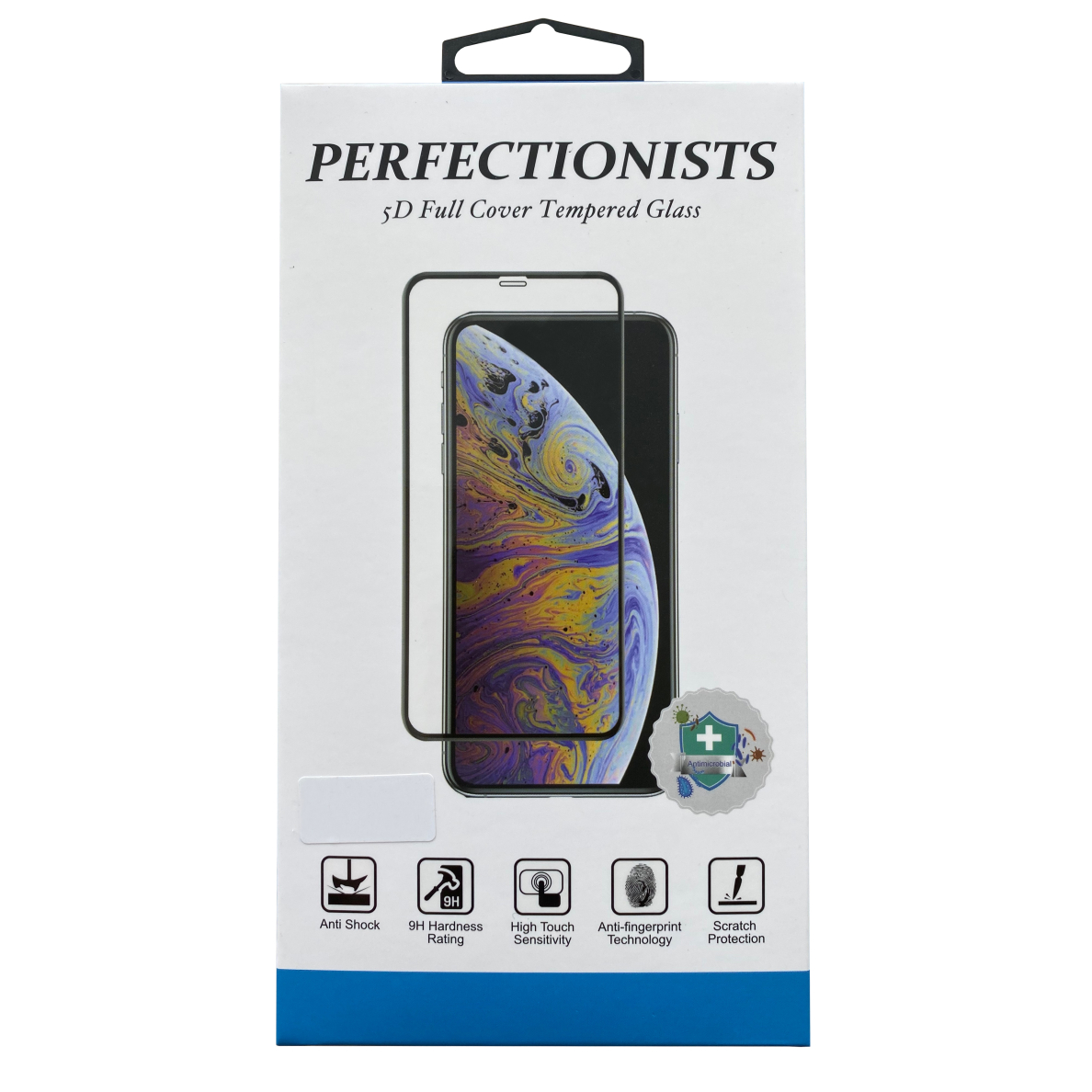Lcd Apsauginis Stikliukas 5D Perfectionists Samsung A715 A71 Lenktas Juodas  1