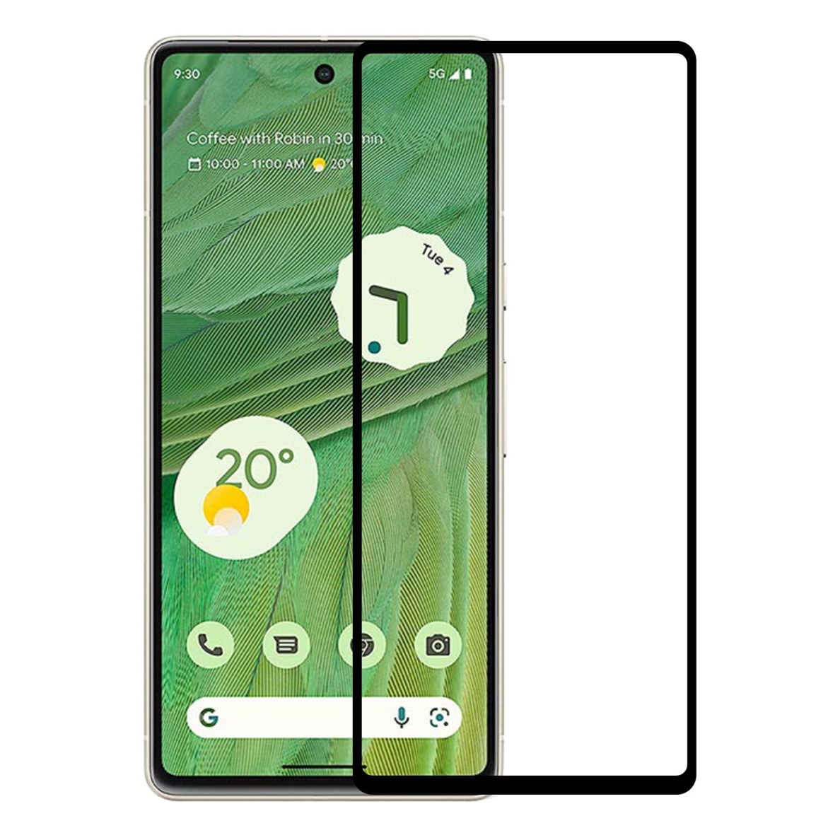 LCD apsauginis stikliukas Dux Ducis Google Pixel 7 5G juodas LCD apsauginis stikliukas Dux Ducis Google Pixel 7 5G juodas