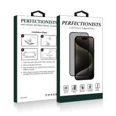 Samsung S911 S23 5G LCD apsauginis stikliukas 2.5D Privacy Perfectionists – juodas