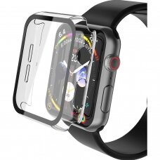 LCD apsauginis stikliukas 360 degree Apple Watch 44mm skaidrus