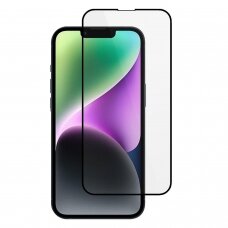 LCD apsauginis stikliukas 5D Full Glue Apple iPhone 15 juodas