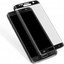 Lcd Apsauginis Stikliukas 5D Full Glue Samsung G935 S7 Edge Lenktas Juodas