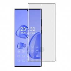 LCD apsauginis stikliukas 9D Curved Full Glue Samsung S918 S23 Ultra 5G juodas