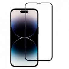 LCD apsauginis stikliukas 9D Full Glue Apple iPhone 14 Pro Max juodas