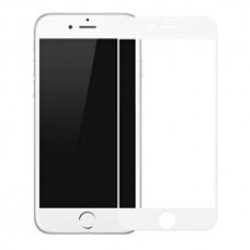 Lcd Apsauginis Stikliukas 9D Gorilla Apple Iphone 7 Plus/8 Plus Baltais Kraštais