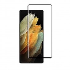 LCD apsauginis stikliukas Adpo 5D Full Glue Samsung S22 Ultra lenktas juodas
